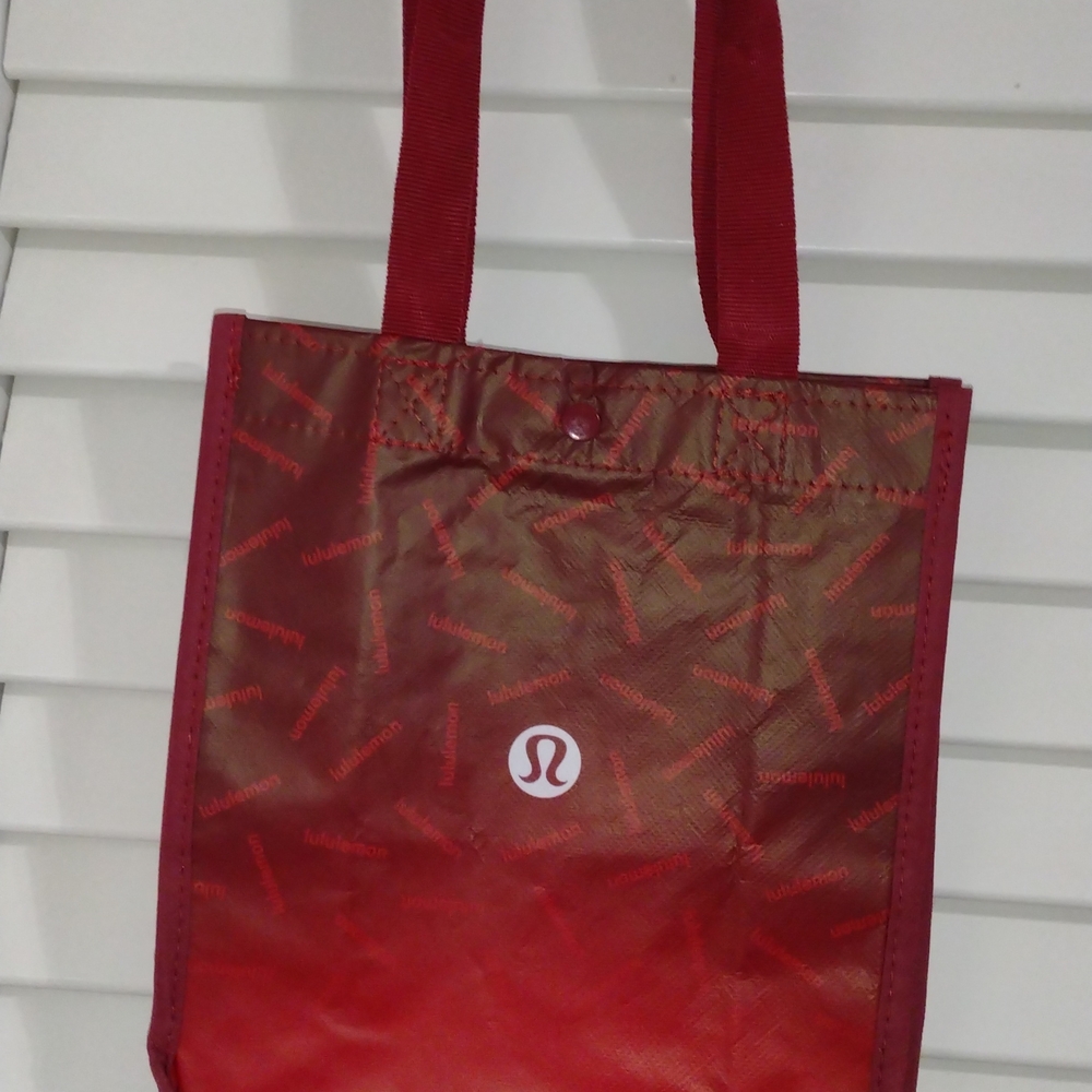 lululemon athletica Red Ombre Logo Tote